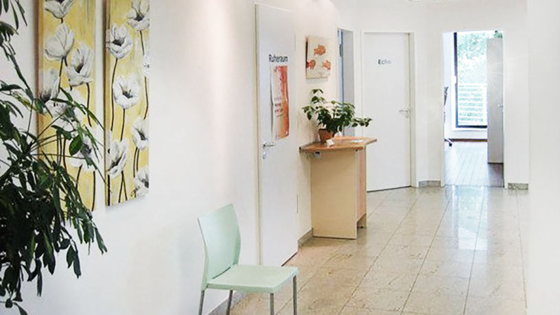 Bild vom Flur der Praxis